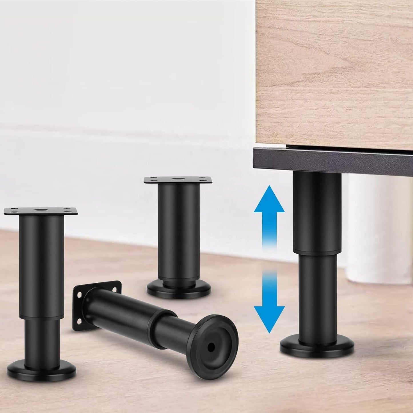 Upgraded Metal Adjustable Furniture Legs
