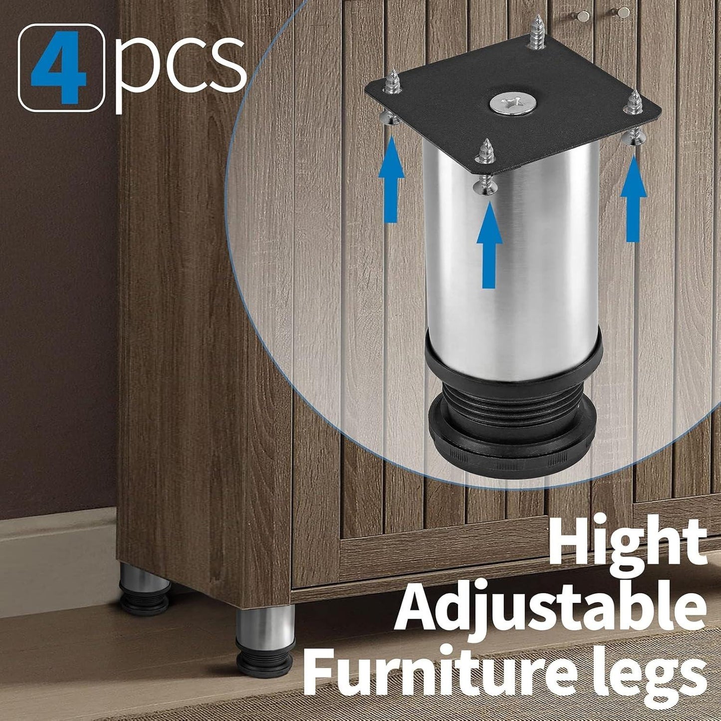 Stainless Steel Adjustable Furniture Feet